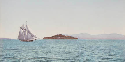 Alcatraz and the Golden Gate, San Francisco