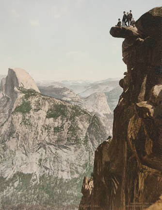 Glacier Point and South Dome, Yosemite Valley, California