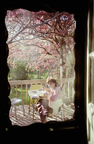 Reading and books were the mainstays of Florence’s life. Until a month before she died she liked to sit on our deck and read mindless mysteries under our beloved begonia trees planted by Harmon when he was 11 in 1962. As she grew weaker in her final days I would cut the heavy books in thirds so she could handle (our joke) heavy pop literature.