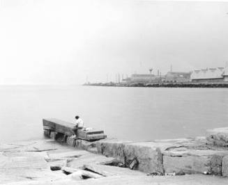 Lake Michigan at 79th Street, Chicago, from Changing Chicago