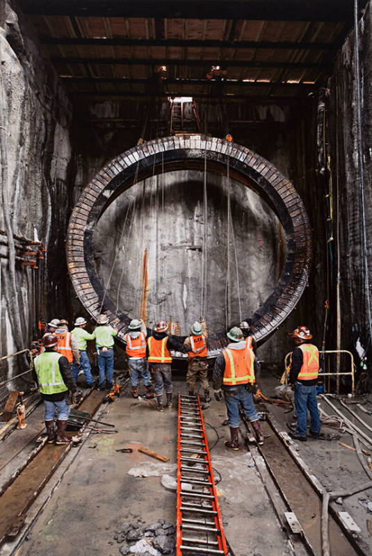 East Side Access Project, Queens section, February 4 2011, from the 29 x 29 Portfolio by the graduates of the MFA Photography, Video and Related Media Program at the School of Visual Arts