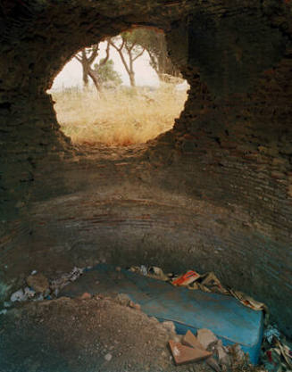 Roman Mausoleum Ruins, Mattress, Via Appia, Lazio, from the "Architecture of Resignation" series