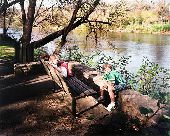 Benjamin and Katie, French Broad River, Asheville, North Carolina