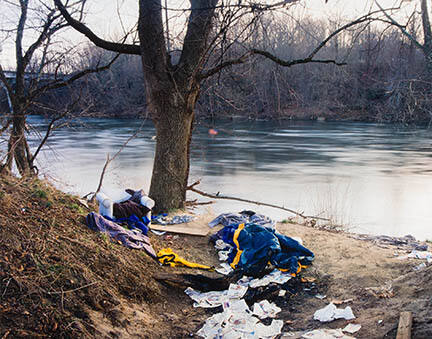 Campground, The French Broad River, Asheville, North Carolina