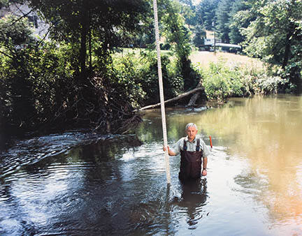 Gary Higgins, Bucombe Co. Soil and Water Conservation, Hominy Creek, Candler, North Carolina