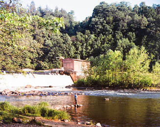 Marshall Dam, The French Broad River, Marshall, North Carolina