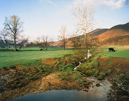 Brown family farm, North Fork of the Swannanoa River, Black Mountain, North Carolina