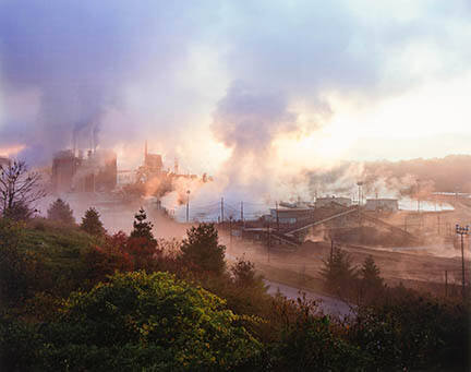 Blue Ridge Paper Mill, Pigeon River, Canton, North Carolina