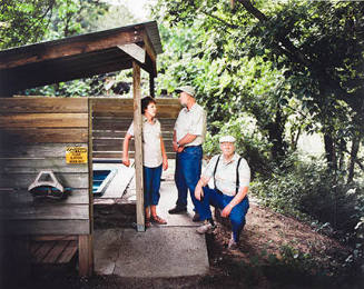 Gene, Ron and Sandy - Hot Springs Resort, French Broad River, Hot Springs, North Carolina