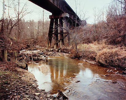 Rail Bridge, Smith Mill Creek, Asheville, North Carolina