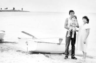 A Couple and Their Baby at Calumet Park, July 8, 1987, from Changing Chicago