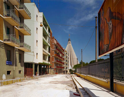 Santuario Madonna Delle Lacrime, Street, Siracusa, Sicily, from the "Architecture of Resignation" series