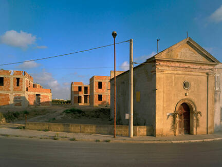 Church with Palms, Marsala, Sicily, from the "Architecture of Resignation" series