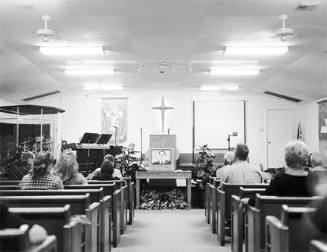 Television at Service, Chokoloskee Island, FL, from the "American Faith" series