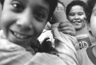 Oscar Flores, Maribez Sanchez, Luis Hernandez, and Casino Crus Mugging for the Camera