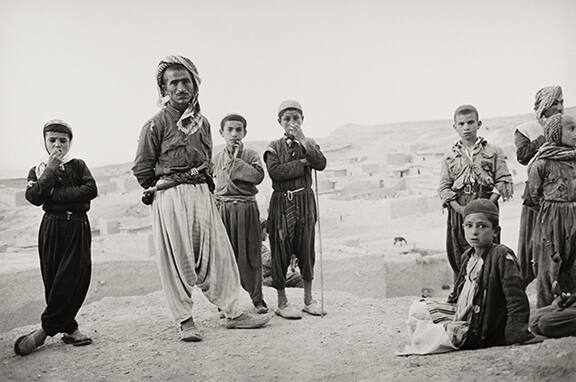 Kurds on Village Rooftop, Iraq