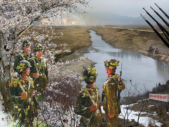 Battle in Spring, from the "North Korea, a Life between Propaganda and Reality" series