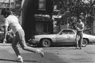 Street Football During Teachers Strike, Honore Street, Chicago, from Changing Chicago