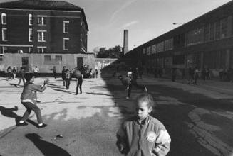 Schoolyard Hans Christian Anderson School, Chicago, from Changing Chicago