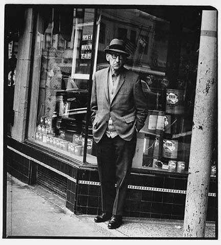 Old Man Scowling, from the "Haight Street: Ohio to San Francisco" portfolio