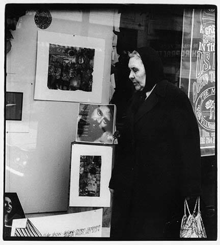 Old Woman with Allen Ginsberg, from the "Haight Street: Ohio to San Francisco" portfolio