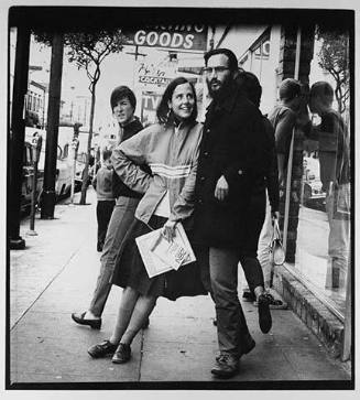 Monica Collier and Allen Cohen (Editor of The Oracle), from the "Haight Street: Ohio to San Francisco" portfolio