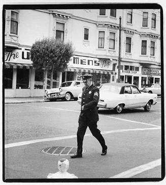 Cop on the Beat, from the "Haight Street: Ohio to San Francisco" portfolio