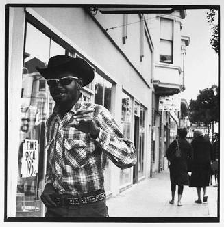 Man in Cowboy Hat, from the "Haight Street: Ohio to San Francisco" portfolio