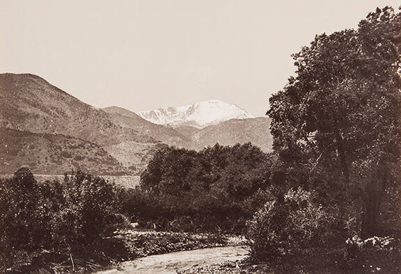 Pikes Peak from near Colorado City