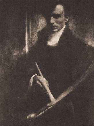 Self-Portrait with Brush and Palette, from Camera Work, Issue No. 2