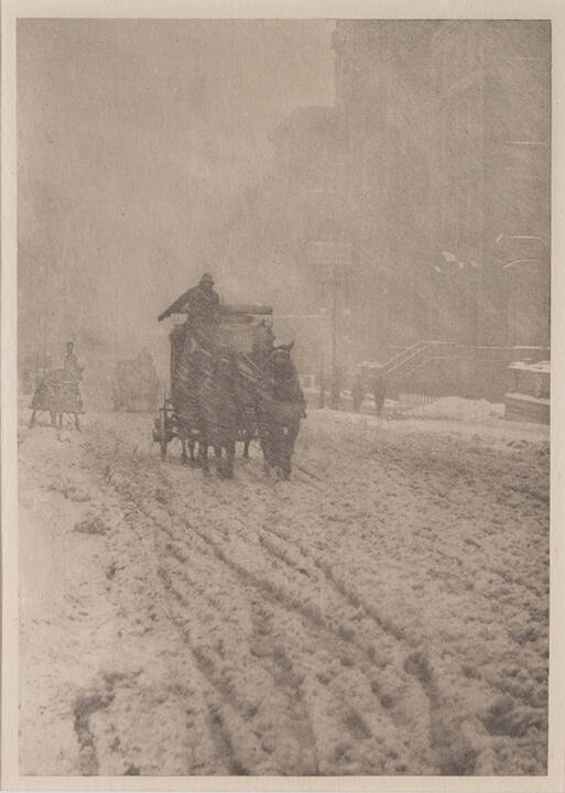 Winter Fifth Avenue, from Camera Work, Issue No. 12