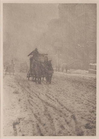 Winter Fifth Avenue, from Camera Work, Issue No. 12