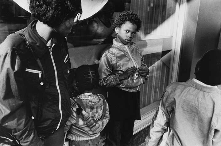 A Woman and Three Children, Syracuse, NY