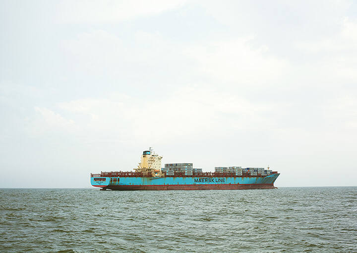 Untitled, from Industrial Shipping Vessels, Houston Ship Channel, Texas