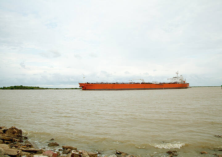 Untitled, from Industrial Shipping Vessels, Houston Ship Channel, Texas