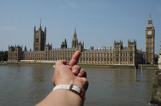 Houses of Parliament, London, United Kingdom, from Study of Perspective