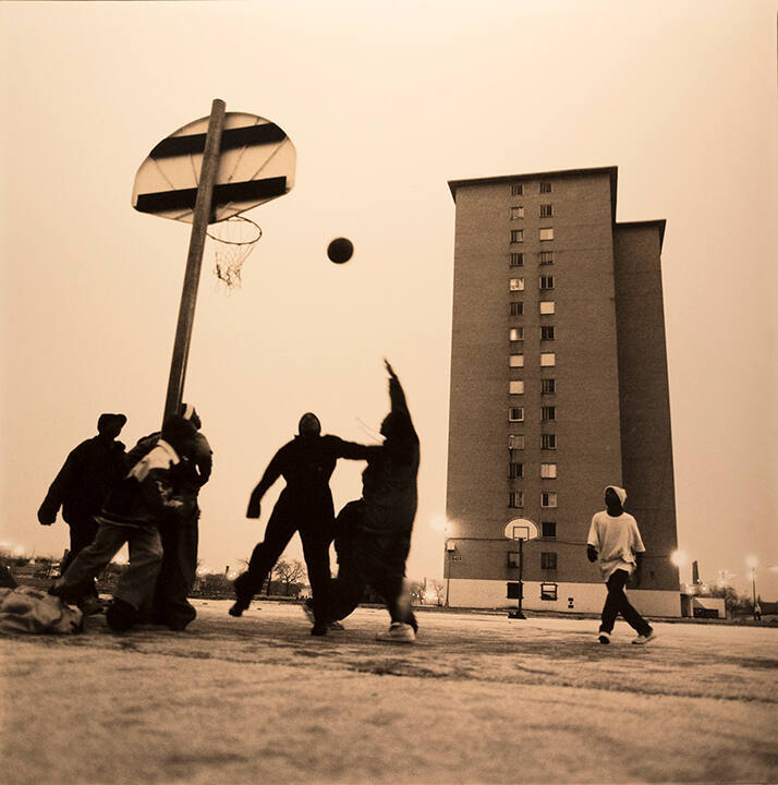 Winter Basketball, from the "Robert Taylor" project