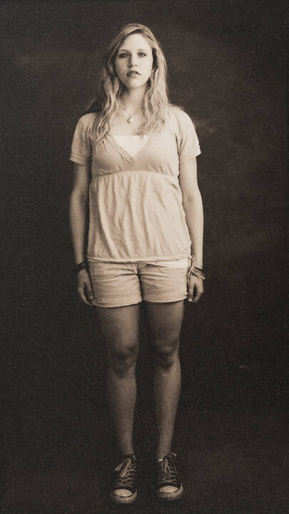 Hannah S. (7.7.2009), from the "Real Photo Postcards of People & Places" series