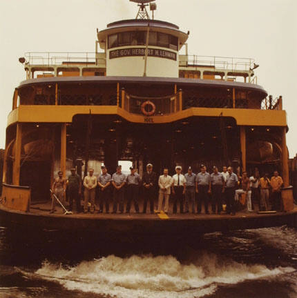 Staten Island Ferry, Liberty Island, NY, from the "Groups in America" portfolio