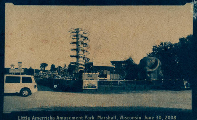 Little Amerricka Amusement Park Marshall, Wisconsin June 30, 2008, from the "Real Photo Postcards of People & Places" series