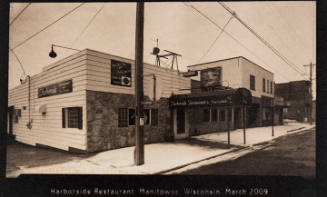 Harborside Restaurant Manitowoc, Wisconsin March 2009, from the "Real Photo Postcards of People & Places" series