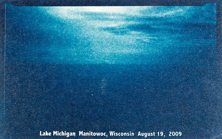 Lake Michigan Manitowoc, Wisc August 19, 2009, from the "Real Photo Postcards of People & Places" series