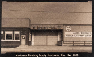 Manitowoc Plumbing Supply Manitowoc, Wisc. Dec 2009, from the "Real Photo Postcards of People & Places" series