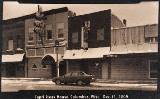 Capri Steak House Columbus, Wisc. Dec 12, 2009, from the "Real Photo Postcards of People & Places" series