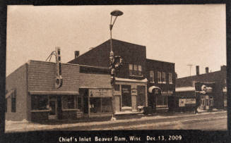 Chief's inlet Beaver Dam Wisc. Dec 13, 2009, from the "Real Photo Postcards of People & Places" sereis