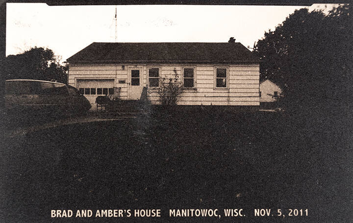 Brad and Amber's house Manitowoc, Wisc. Nov. 5, 2011, from the "Real Photo Postcards of People & Places" series