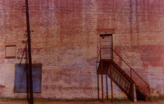 Door to Movie Theater with Stair, Marion, Alabama