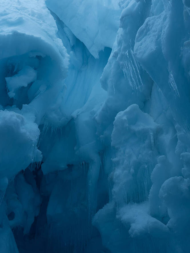 Beneath the Surface of the Vaughan Lewis Glacier, Alaska, from the "Human Nature" series