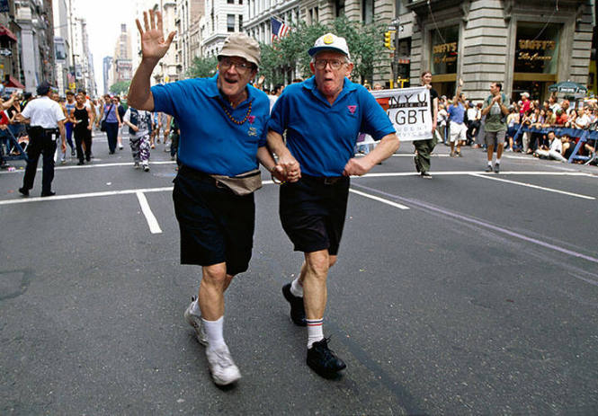 USA, New York, Gay pride parade