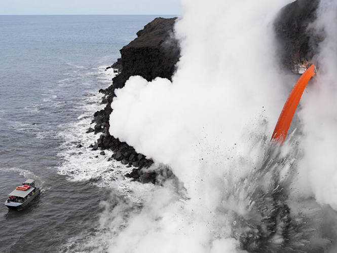 Lava Boat Tour, Hawaii, from the "Human Nature" series